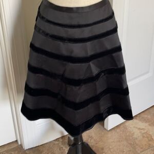 Great black A line skirt